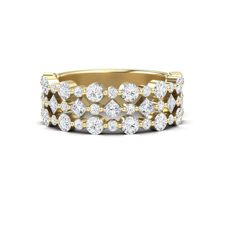 Diamond Lace Band Ring - Victoria