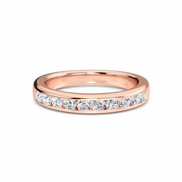 Classic Channel-Set Diamond Band - Ishita