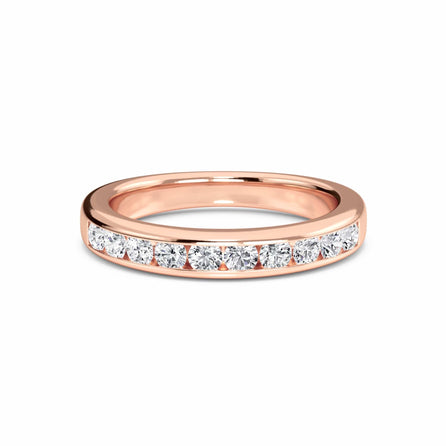 Classic Channel-Set Diamond Band - Ishita