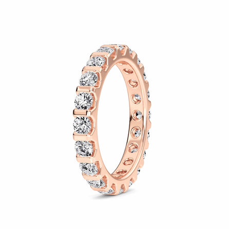 White Diamond Eternity Wedding Band - Vanya