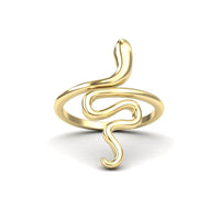 Minimalist Snake Coil Ring - Virginia