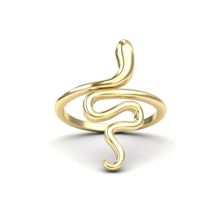 Minimalist Snake Coil Ring - Virginia
