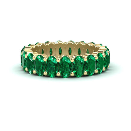 Emerald Full Eternity Band - Diana