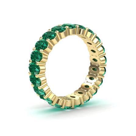 Emerald Full Eternity Band - Diana