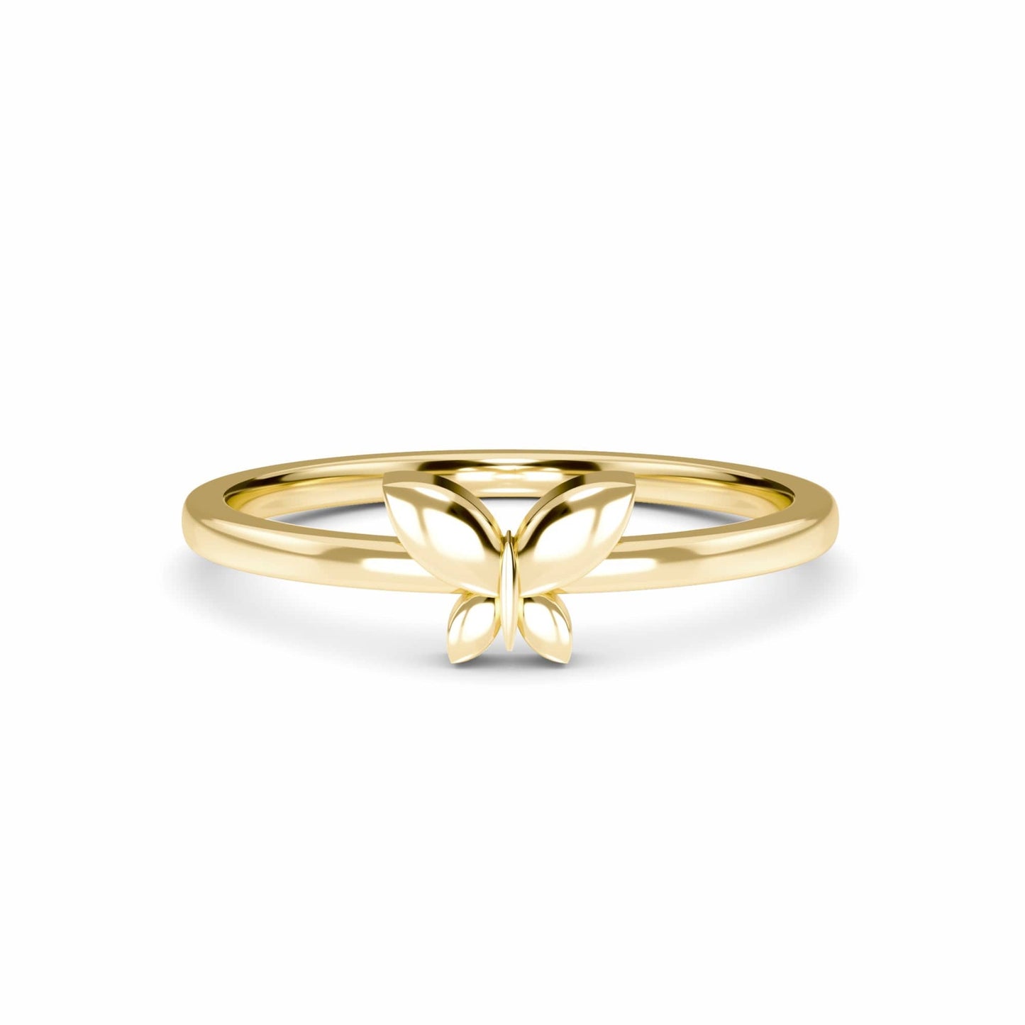 Minimalist Gold Butterfly Ring  - Asmita