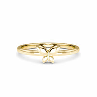Minimalist Gold Butterfly Ring  - Asmita