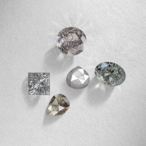 Colors of Salt & Pepper Diamond & its Origin