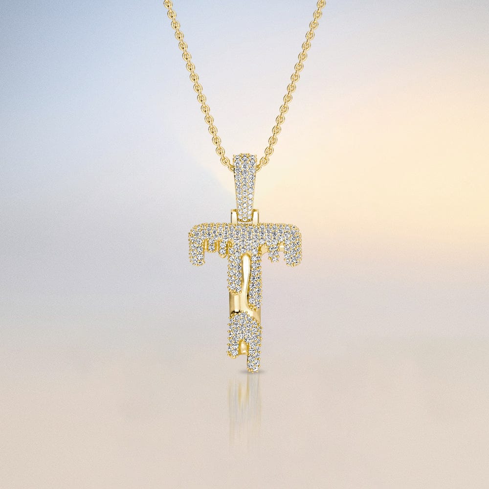 T Initial Necklace