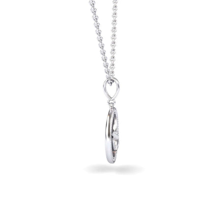 Pisces Zodiac Medallion Necklace - Reina