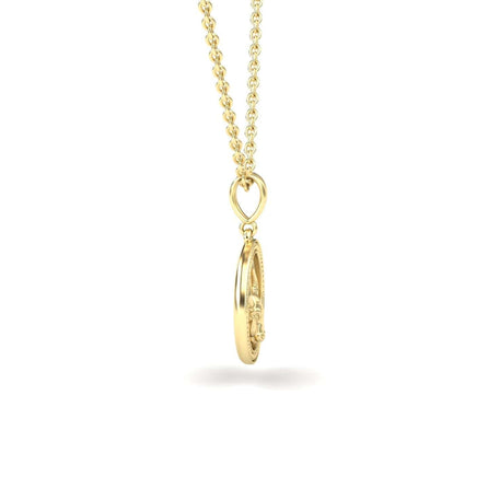 Tauras Zodiac Medallion Necklace - Nandini