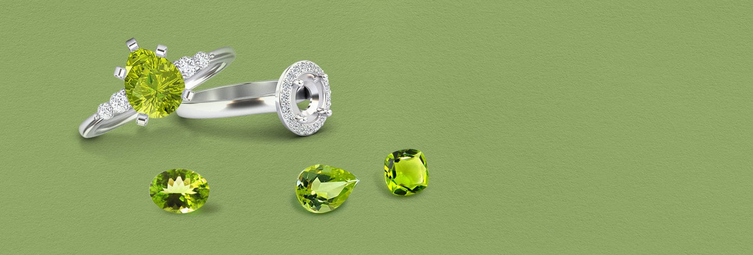 Design Your Own Peridot Rings