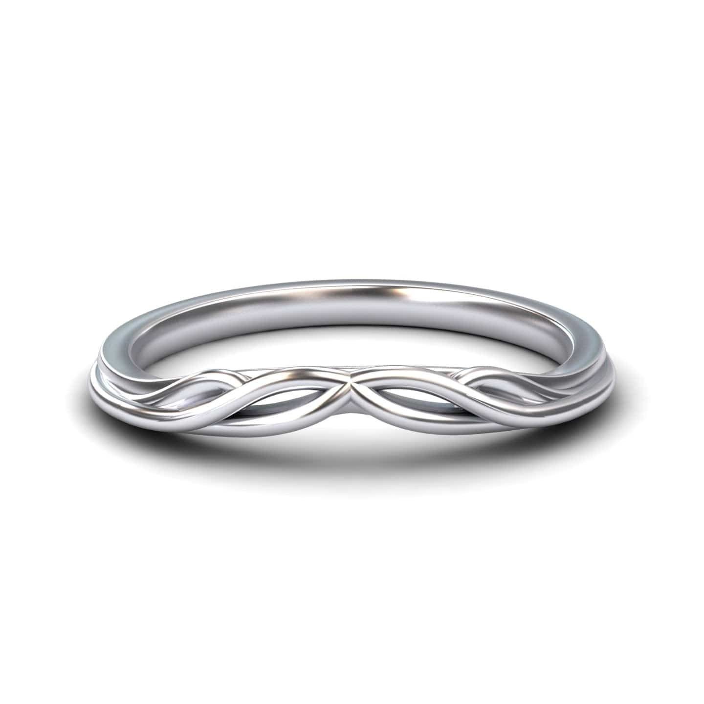 Intertwined Infinity Wedding Band - Penelope