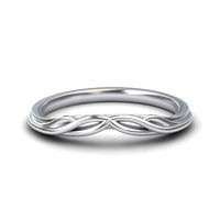 Intertwined Infinity Wedding Band - Penelope