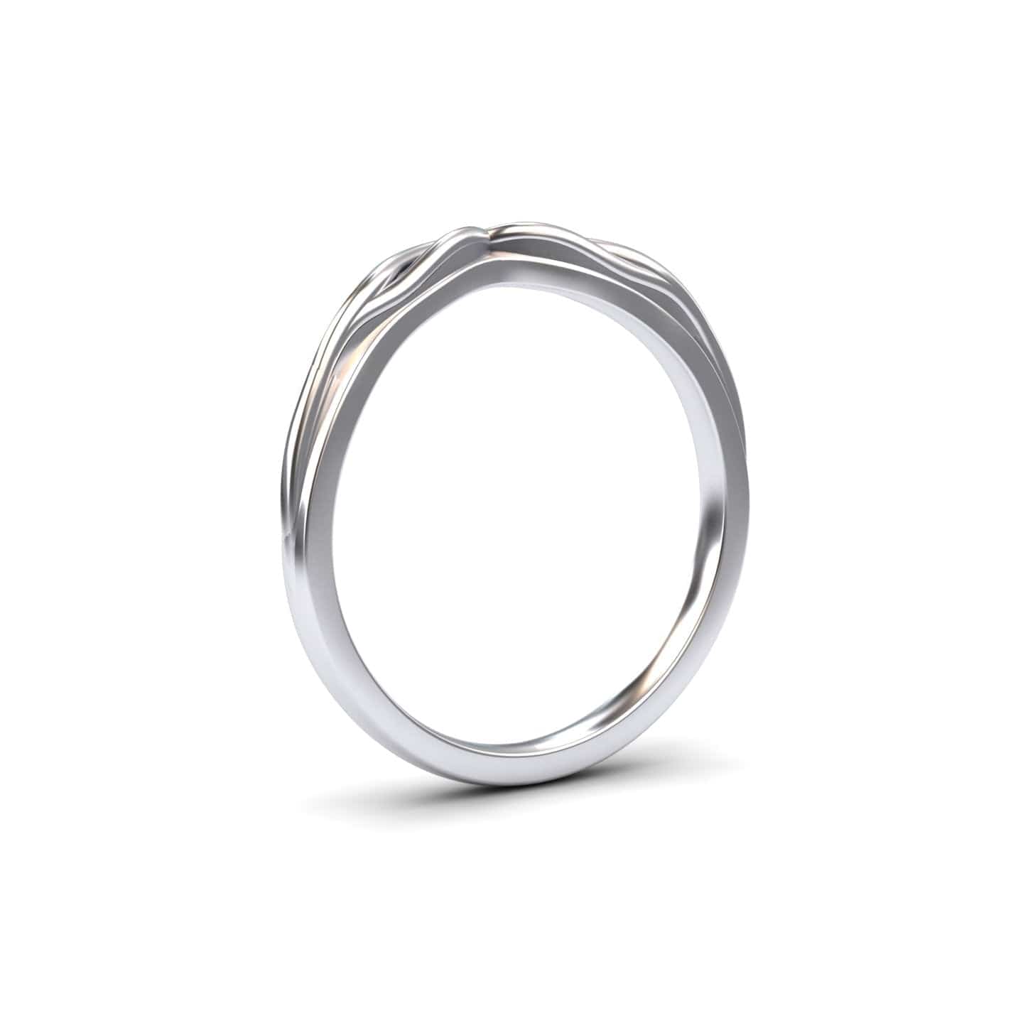 Intertwined Infinity Wedding Band - Penelope