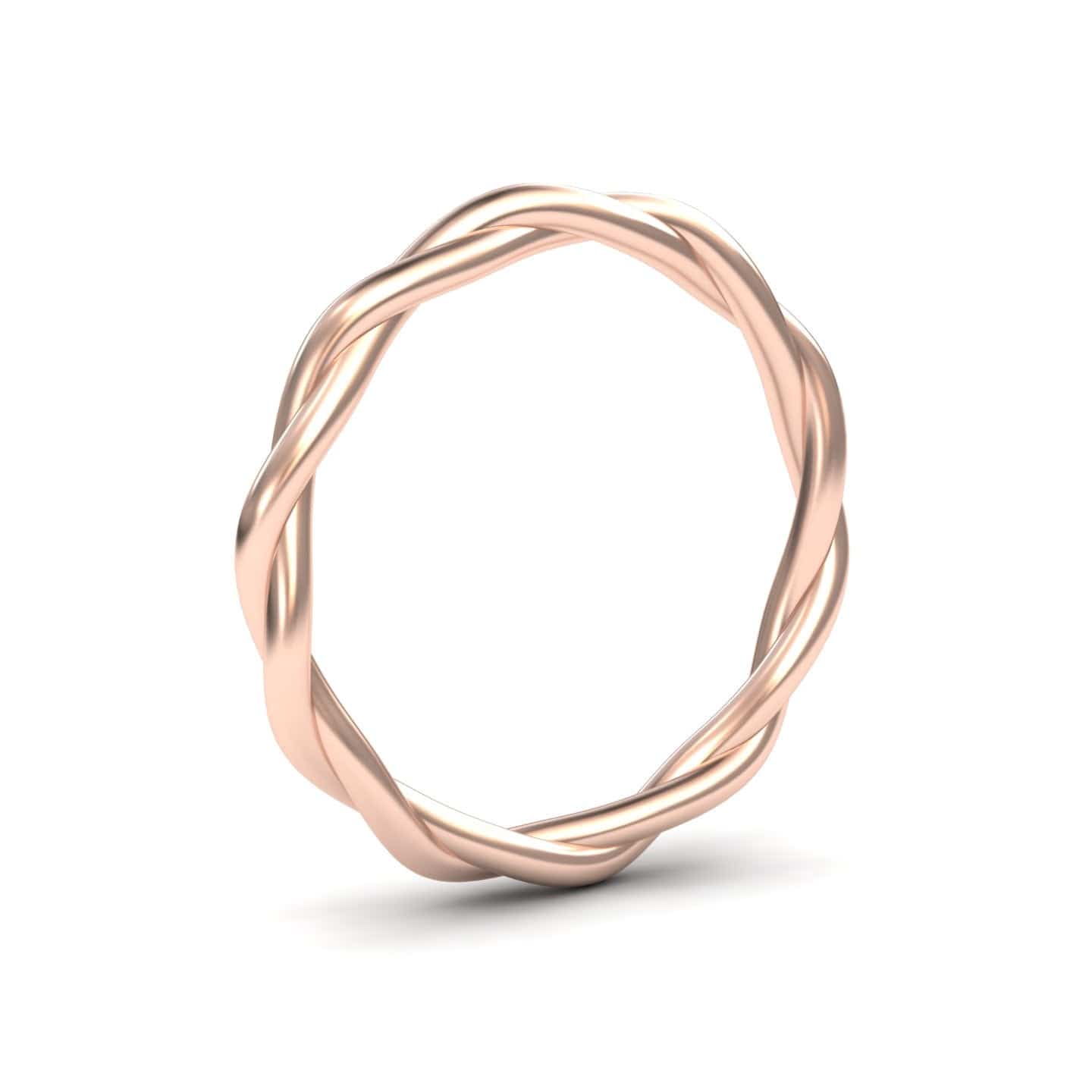 Twisted Rope Stacking Wedding Band - Sigrid