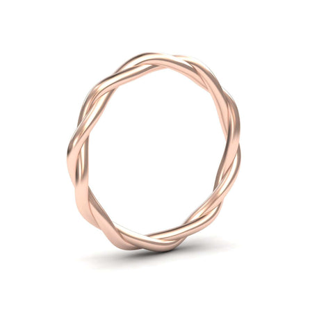 Twisted Rope Stacking Wedding Band - Sigrid
